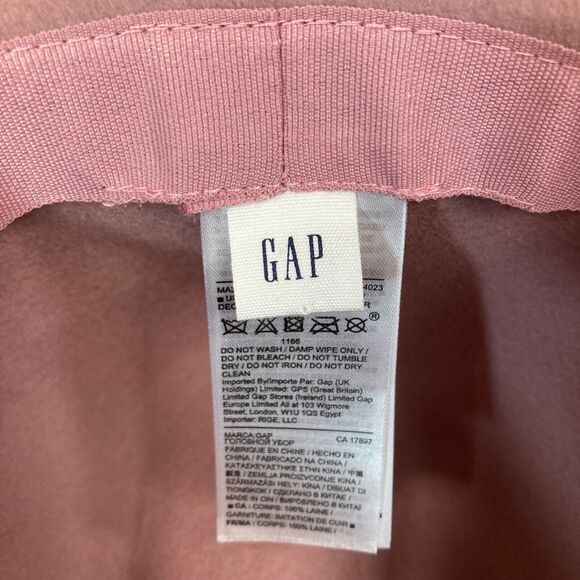 Gap Hat Womens Sz M /L Mauve Pink Wool Wide‎ Brim Fedora - Picture 3 of 5